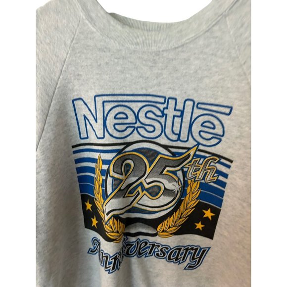 Vtg Fruit of the loom usa made 25th Nestle anniversary crewneck sweatshirt - Picture 2 of 4